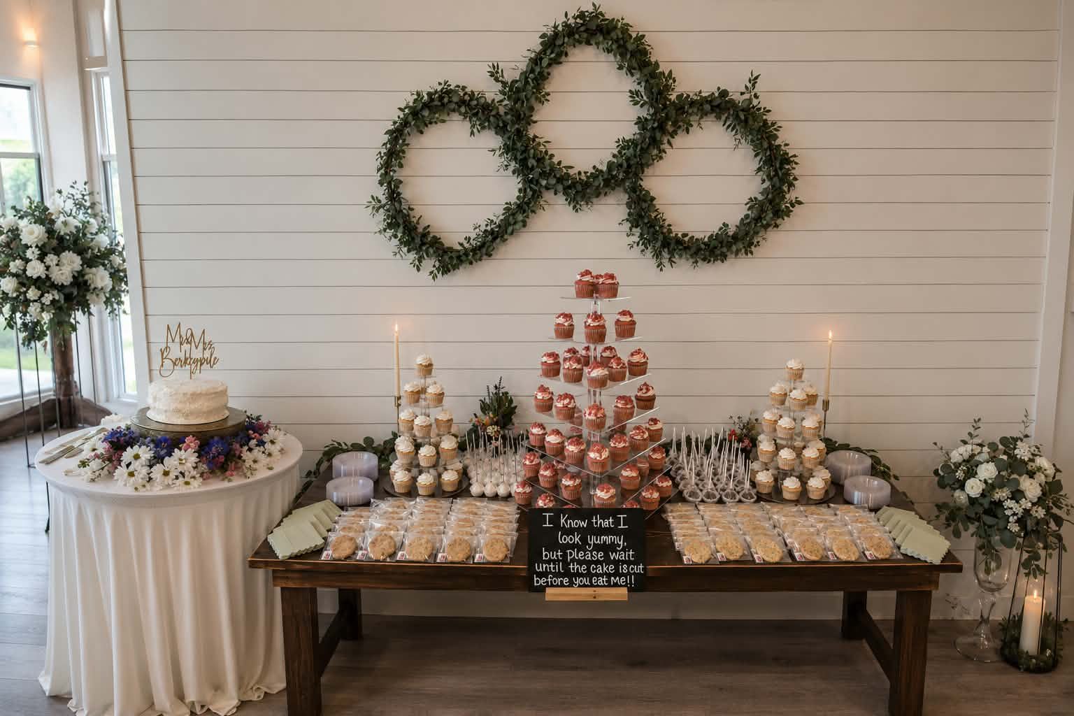 Wedding dessert table